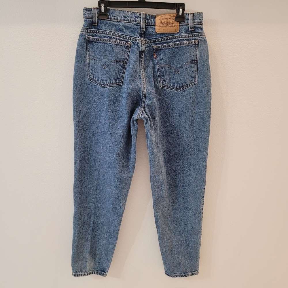 Levis Vintage Jeans High Waist Tapered Leg Fit 921 Size 16 Short Orange Tab - Picture 2 of 15